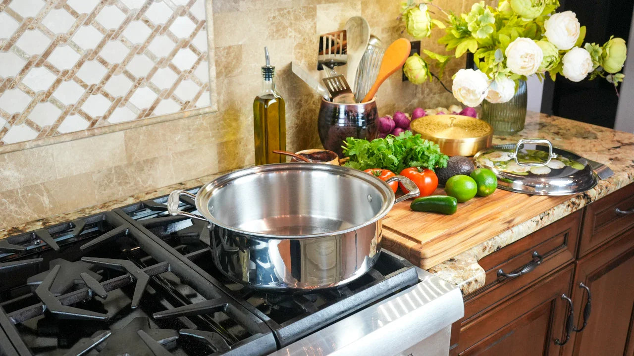 6 Quart Stock Pot with Cover