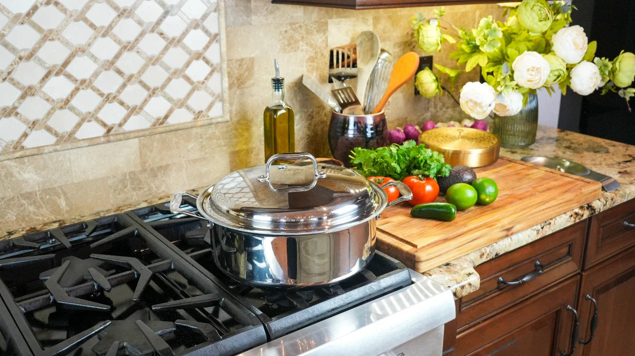 6 Quart Stock Pot with Cover